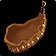 Empty Brown Waterskin