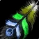 Large Ruffled Feather