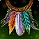 Feathered Charm Necklace
